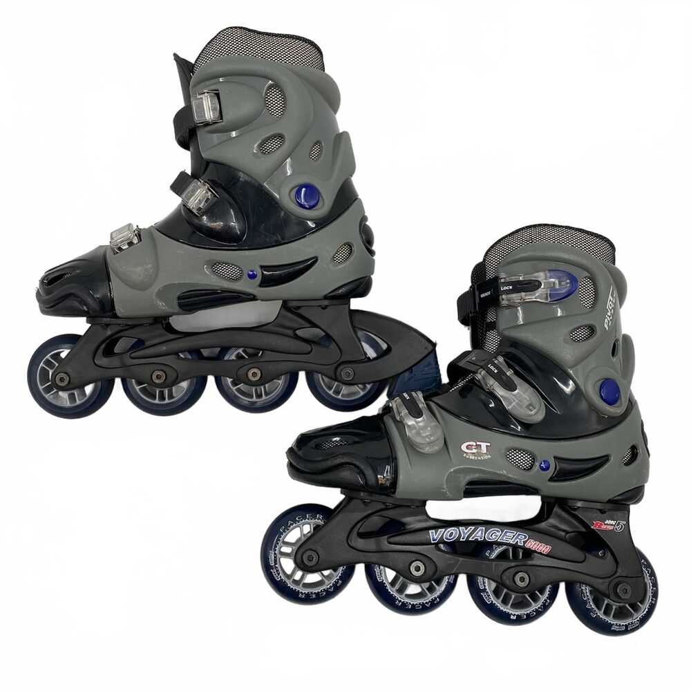 Voyager Black Gray 6000 Roller Blades | Men’s Size 7